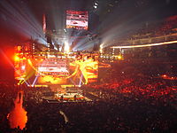 Inside the arena during WWE SummerSlam 2009