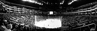 Inside the arena during a Los Angeles Kings game