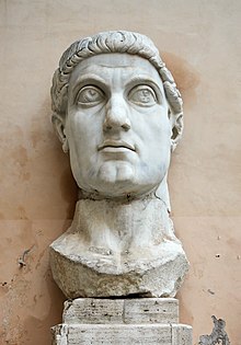 Head statue of Constantine the Great